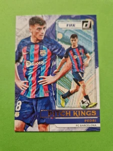 PEDRI PITCH KINGS PARALLEL PANINI DONRUSS SOCCER 2022-2023 BARCELONA - Picture 1 of 2