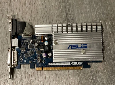 Asus GeForce  EN8400GS Silent 512MB DDR3 PCIE Graphics Card 512MD3-SL #L8-49 - Image 1 of 4