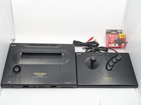 Neo Geo AES Console NEO-0 SNK Joystick Controller AC Adapter Tested Japan