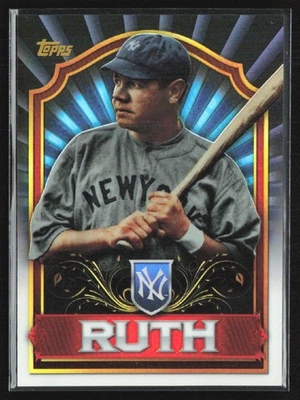 Babe Ruth 2011 Topps Value Box Chrome Refractors E #MBC3 New York Yankees - Image 1 of 2