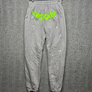 Sp5der graue Jogginghose Sterne Grafik Jogger Herren Größe XL Baumwolle - Bild 1 von 9
