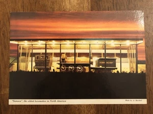 “Samson”, The Oldest Locomotive In North American. Postcard (WP6) - Picture 1 of 2