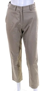 Pantalones de pierna de cigarrillo plisados de fin de semana MaxMara marrón talla 4 (FITW13) - Imagen 1 de 6