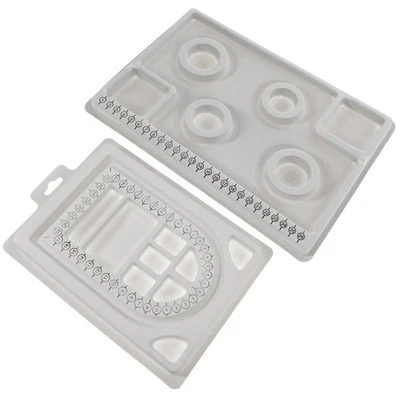  2 Pcs Bead Board Jewelry Making Tools Design Boards for Bracelets - Image 1 of 4