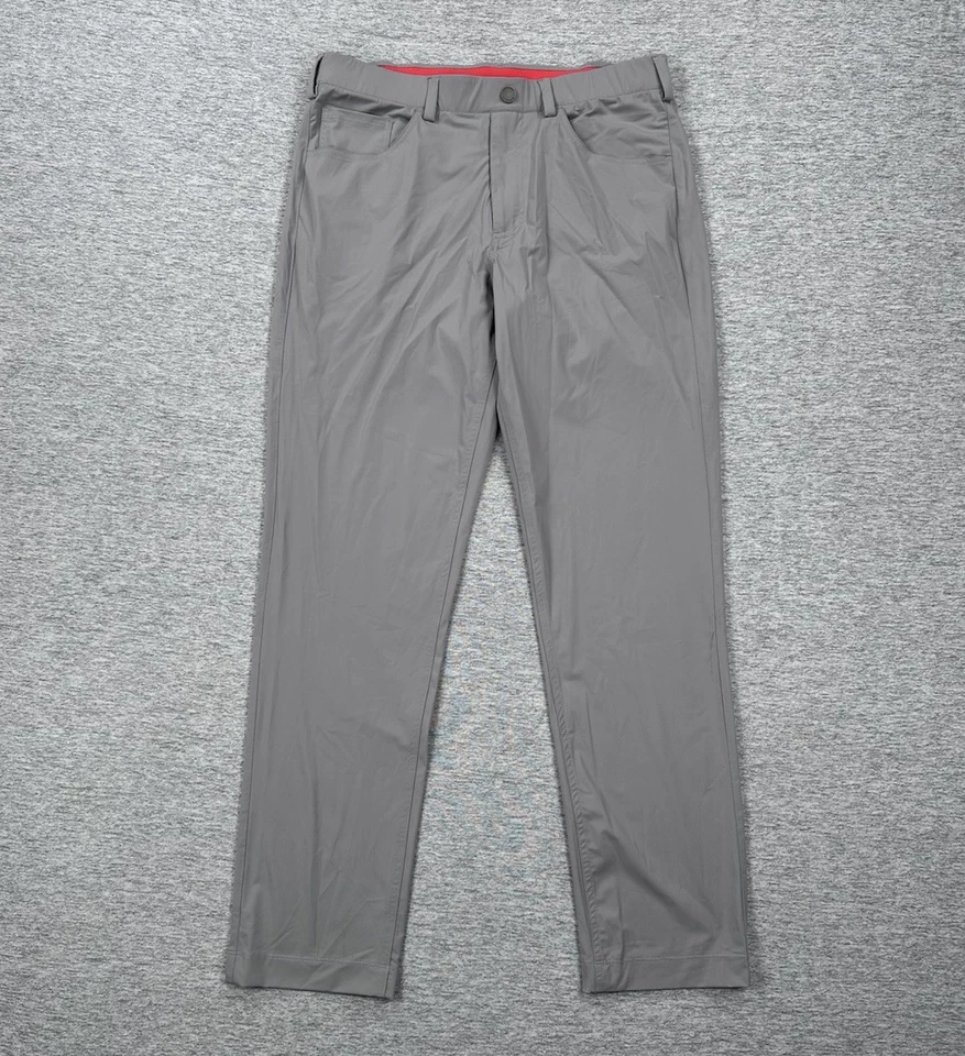 Redvanly Pants Mens Medium Gray Pull On Performance Stretch Lightweight Golf - Image 1 of 4