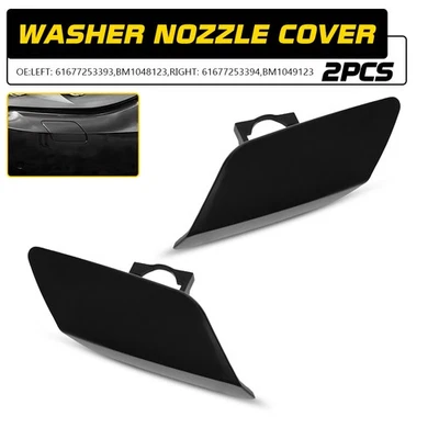 Tapa de cubierta de pulverización de chorro para lavadora de faros izquierda y derecha para BMW 328i 335i 335is 2011-13 Foto 1 de 4