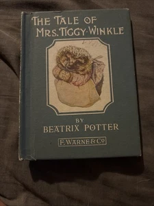 Die Geschichte der Frau Tiggy-Winkle, von Beatrix Potter, 1905 1. Auflage - Bild 1 von 4