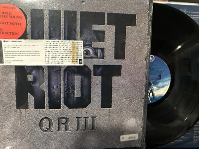Quiet Riot – QR III LP 1986 Pasha – Z 40321 VG+/EX [OG Shrink w/ Hype Sticker] - Image 1 of 4