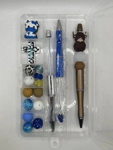 DIY KIT 3 Pens, Focal Beads,Spacers, Acrylic Beads - Picture 1 of 1