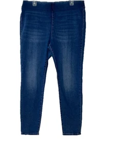Soft Surroundings Comfort Waist Pull-on Denim Jeans Gr. 1X Dark Style # SEQ77 - Bild 1 von 8