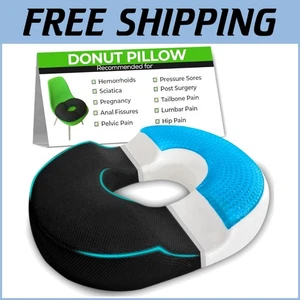 Versátil Cojín Donut con Base Antideslizante - Alivio para Hemorroides y Posparto - Imagen 1 de 8