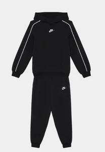 Nike K Nsw Club Flc Hdy Tracksuit Tuta Felpata Capp Nera Junior HQ9318-010 - Imagen 1 de 2