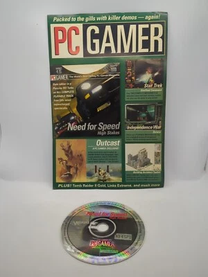 !RARE! PC Gamer September 1999 Need for Speed High Stakes Demo w/ Backer - Image 1 of 4