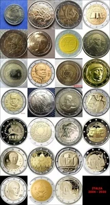 ITALIA TODOS LOS 2 EUROS CONMEMORATIVOS DESDE 2004 HASTA 2025 - Imagen 1 de 38