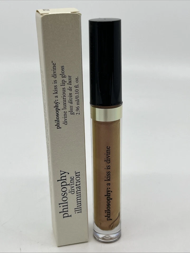 Brillo de labios Philosophy Divine Illumination Divine Kiss 0,10 oz 2,96 g nuevo en caja Foto 1 de 4