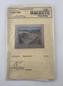 Buckeye Designs DD49 "Autumn Splendor" Kreuzstichmuster Design Country Szene - Bild 1 von 2