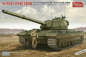Amusing Hobby 35A013 1/35 British Heavy Tank FV214 Conqueror MK.I w/Spaced Armor - Picture 1 of 3