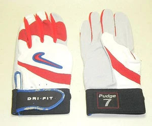 Nike Ivan Pudge Rodriguez Baseball Batting Gloves PE Player Issued Medium HOF - Picture 1 of 4