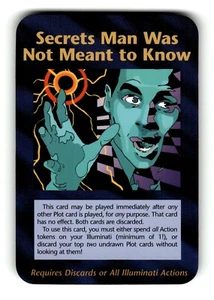 Secrets Man Was Not Meant To Know Card Limited INWO Illuminati New NWO - Picture 1 of 3