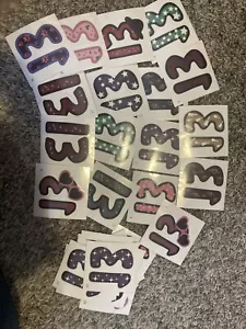 Lot Of 40+ “13” Taylor Swift Temporary Tattoos - Picture 1 of 3