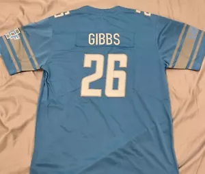 Camiseta deportiva para hombre Jahmyr Gibbs Detroit Lions azul grande - Imagen 1 de 6