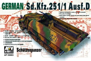 AFV Club AF 35063 Sdkfz251 D/1 Half Track Schutzenpanzer" 1:35 Scale - Picture 1 of 1