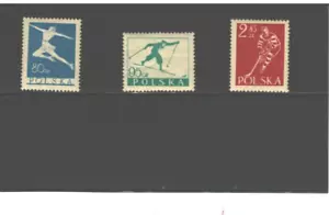 Scott 602-04 ICE DANCER, SKIER & ICE HOCKEY PLAYER. MNH. As Per Scan - Picture 1 of 1