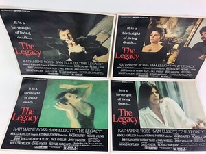THE LEGACY 4 Original Movie LOBBY CARD Set (1979)Katharine Ross & Sam Elliot