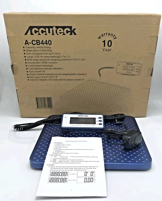 Accuteck Digital Metal Postal Shipping Scale A-CB440 440lb Max Heavy Duty - Image 1 of 2