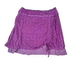 Falda Athleta para mujer talla pequeña encrucijada en capas agotado púrpura - Imagen 1 de 8