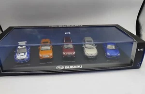 Dealer Version 1/43 Subaru FORESTER OUTBACK BRZ XV 5-in-1 Car Model - Picture 1 of 1