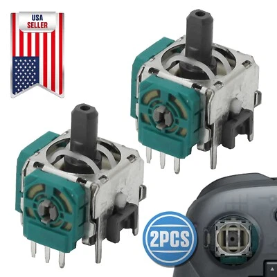 2X OEM 3D Joystick Analog Thumb Stick Nintendo Switch Pro / Wii U Pro Controller - Image 1 of 4