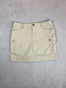 Eddie Bauer skirt women's 4 Travex Skort Khaki Beige ATHLETIC Style skirt/shorts