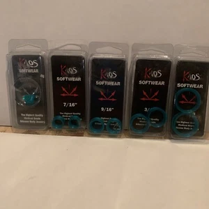 Tapones de silicona lavanda para piel de oreja ropa suave Kaos hechos en EE. UU. Joyería corporal - Imagen 1 de 12