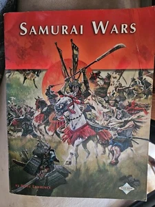 Samurai Wars Libro de juegos de guerra históricos juegos de rol Soft Steve Lawrence West Wind - Imagen 1 de 7