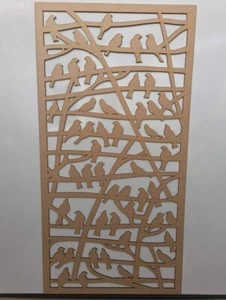 Heizkörperabdeckplatte 3mm MDF Platte, Holzgitter (verschiedene Größen) Muster PP18 - Bild 1 von 5