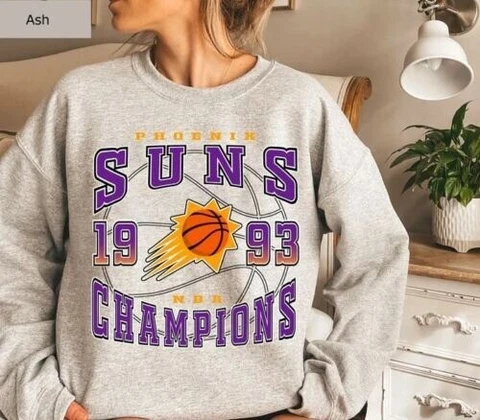 Vintage Phoenix Suns Sweatshirt, Suns NBA Basketball Sweater Men Women Cover