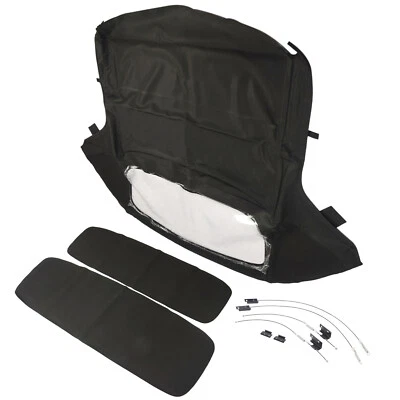 For BMW Z3 E36 96-02 54318411121 Convertible Soft Top with Plastic Window Black - Image 1 of 4