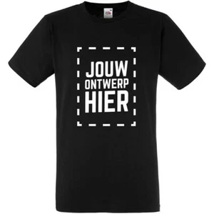 ontwerp je eigen T-shirt zwart of wit, elke maat verkrijgbaar - Afbeelding 1 van 2