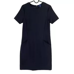 GANT Navy Blue Jersey Pique Dress Size EU 34 UK 8 US 4 - Picture 1 of 10
