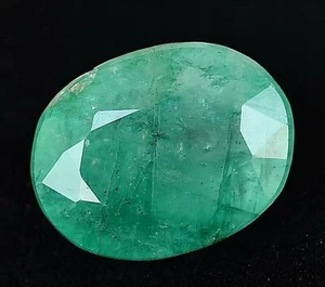 8.75 Ct Natural Green Colombian Emerald Oval Top Quality Loose Gemstone - Picture 1 of 6