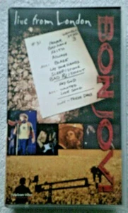 LIVE FROM LONDON BON JOVI 1995 VHS - Picture 1 of 2