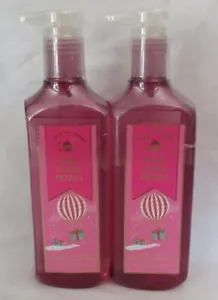 Bath & Body Works Cleansing Gel Hand Soap w/ ess oil Lot of 2 PINK TINSEL PETALS - Picture 1 of 4