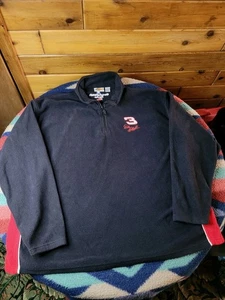 Felpa vintage Winners Circle Dale Earnhardt Sr uomo 2XL 1/4 zip pile #3 - Foto 1 di 7