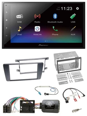 Pioneer USB Bluetooth DAB 2DIN Lenkrad Autoradio für Skoda Octavia Scout 2004-20 - Bild 1 von 4