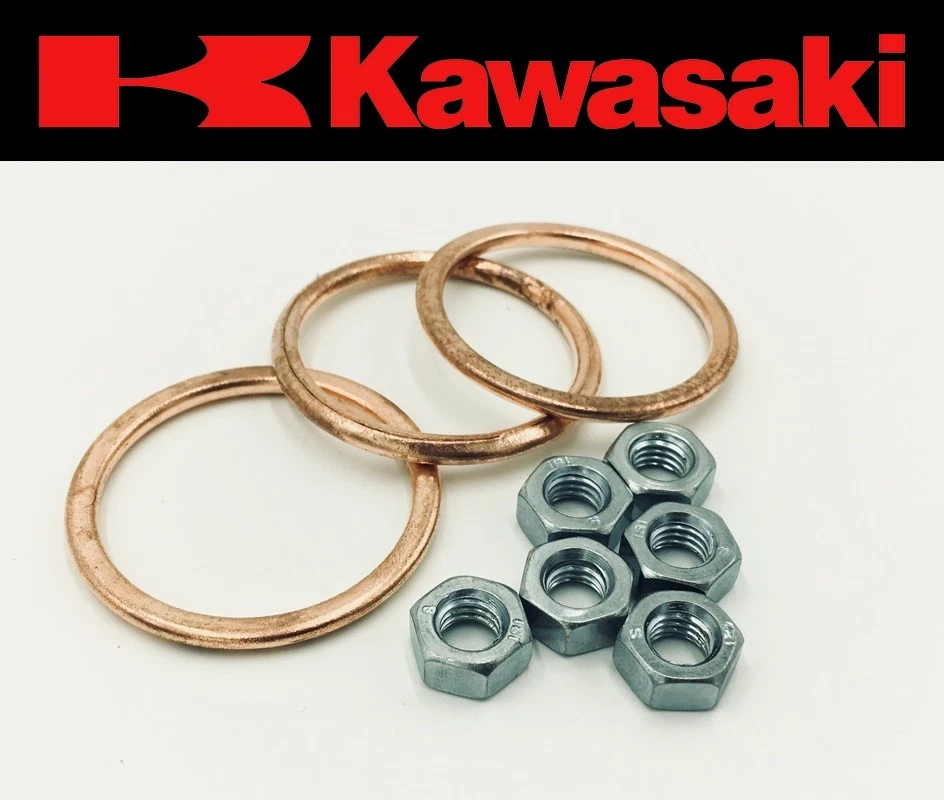 Ремонтный комплект прокладок выпускного коллектора Kawasaki H1 Mach III (1974-1975) KH500 (1976) - Изображение 1 из 2