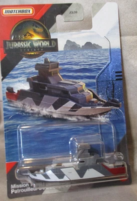 Matchbox Jurassic World Rebirth Mission Team Patrol Craft 1:64 diecast - Image 1 of 2