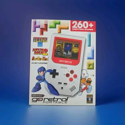 Retro-Bit Go Retro Portable Game -Exc Cond- Megaman 2 &3 Burgertime 1943 Tetris+ - Image 1 of 4