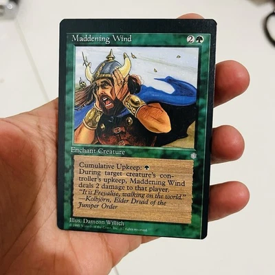 MISCUT ERROR - Maddening Wind NM Ice Age MTG Magic the Gathering - Image 1 of 4