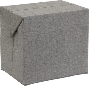 Household Essentials Tall Collapsible Storage Bin, Grey Tall, Gray - Picture 1 of 12